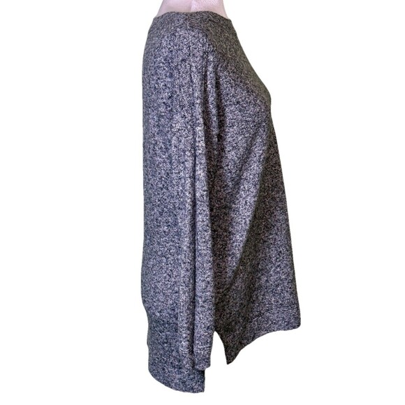 Old Navy Women's Gray Heather Knit Longline Sweater Minimalist Cozy Fall Sz Sm - Picture 4 of 8